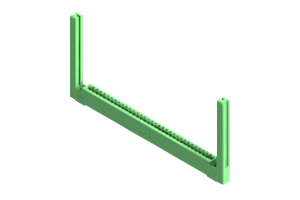 337-033-521-158 - EDAC Card Edge Connector